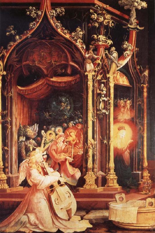 Grunewald, Matthias Der Isenheimer Altar.Ausschnitt:Engelskonzert France oil painting art